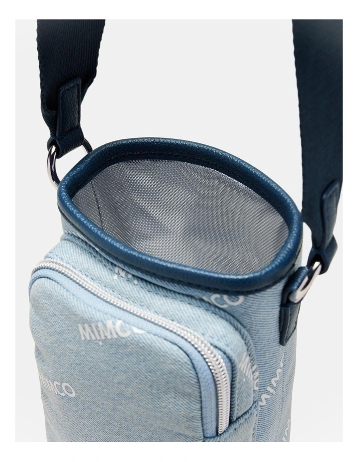 Poolparty Drink Bottle Crossbody Bag in Denim image 6
