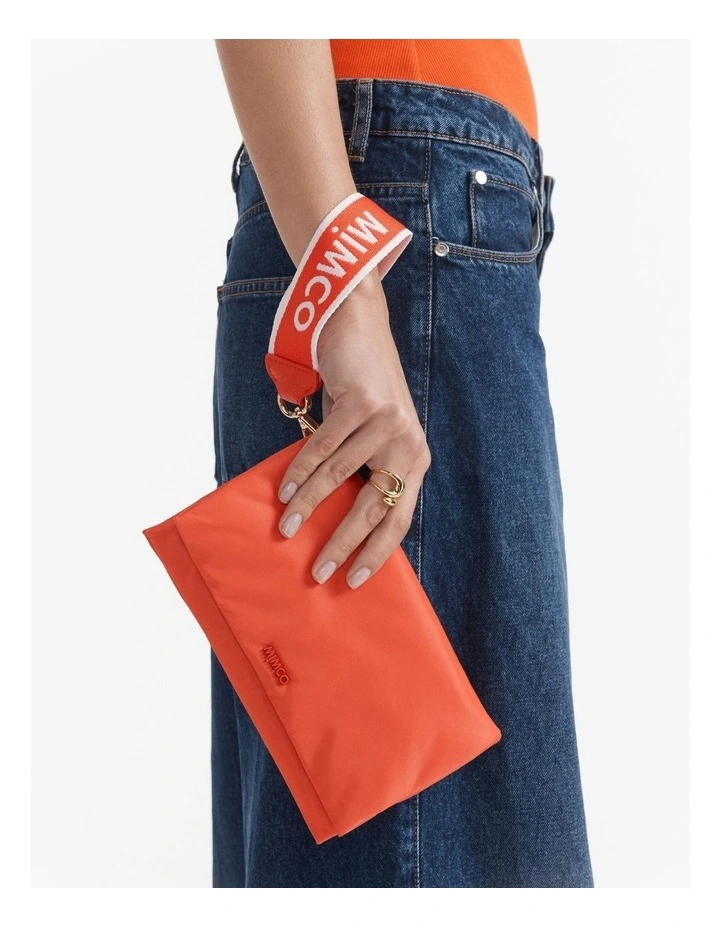 Stripe Webbing Wrist Strap in Mandarin image 3