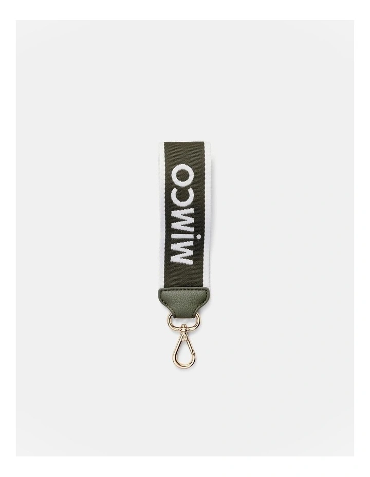 Stripe Webbing Wrist Strap in Sage image 1