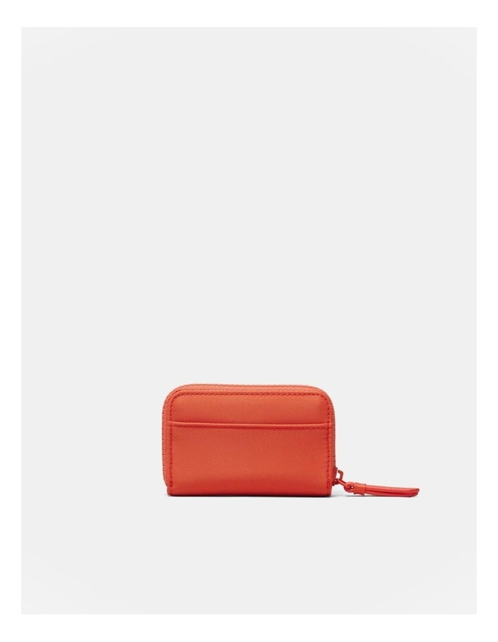 Puffy Nylon Wallet in Mandarin image 2