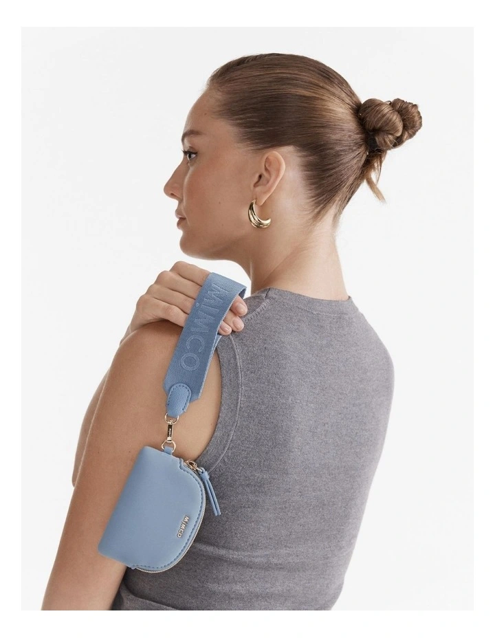 Mercy Wrist Strap Coin Purse in Slate Blue image 2