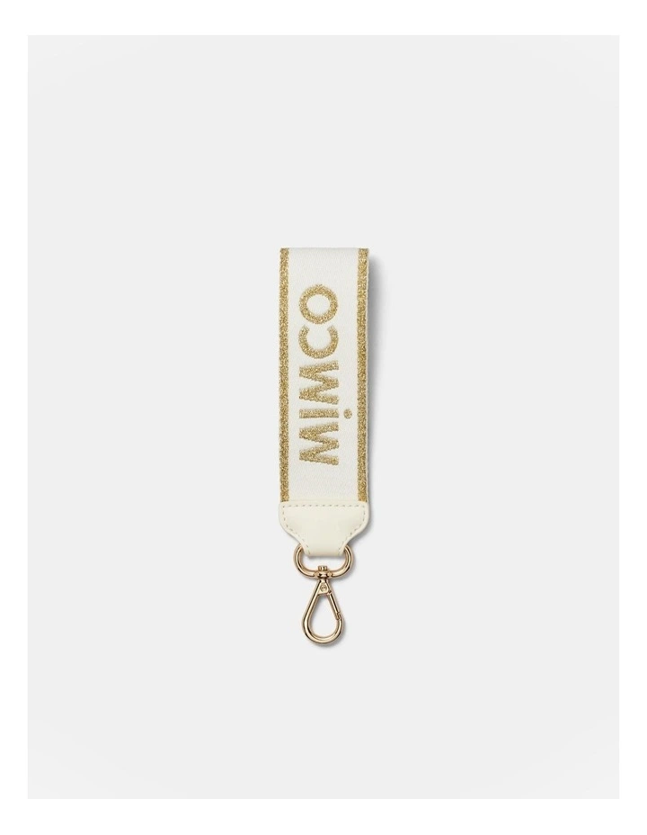 Stripe Webbing Wrist Strap in Alabaster image 1