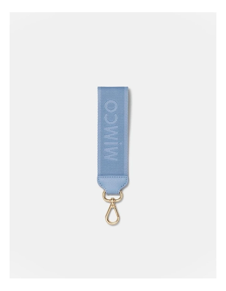 Stripe Webbing Wrist Strap in Slate Blue image 1