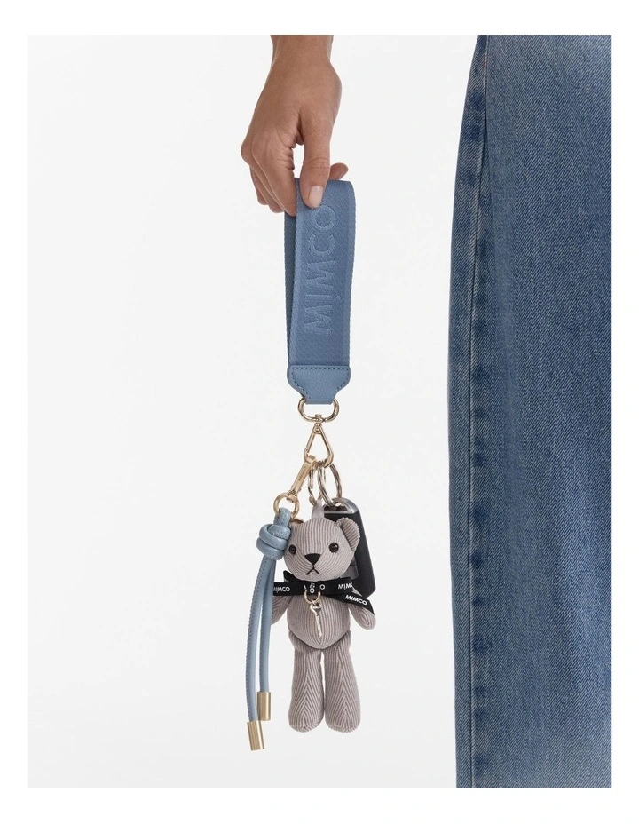 Stripe Webbing Wrist Strap in Slate Blue image 2