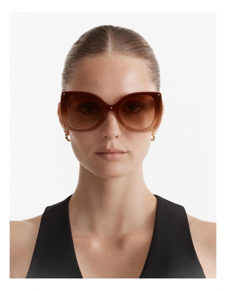 Margot Sunglasses in Dusty Rose image 4