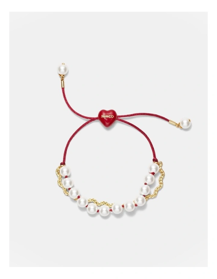 Heart Beat Bracelet in Claret image 1