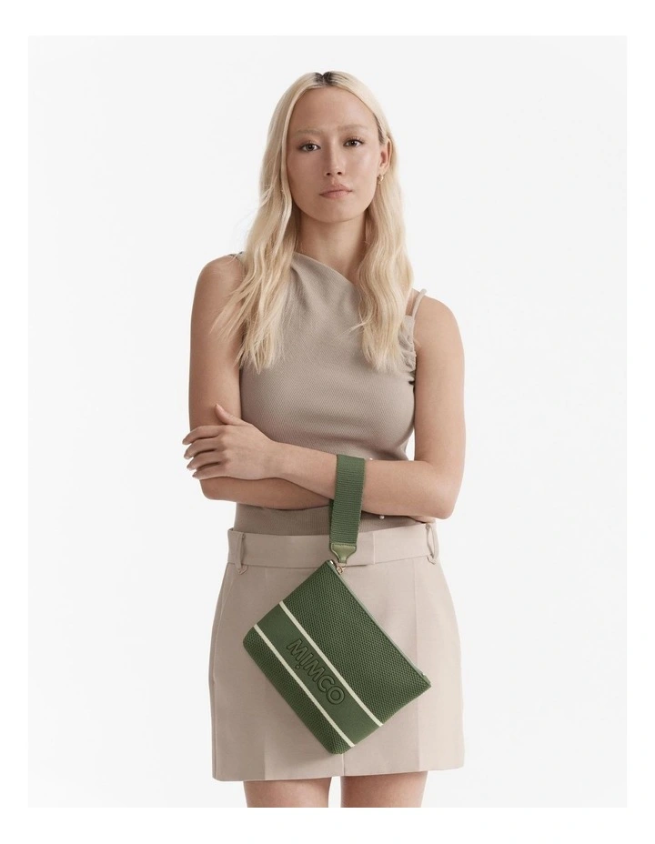 Blondie Pouch in Soft Sage image 2
