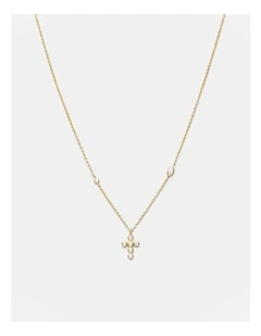 Faith Pendant Necklace in Gold