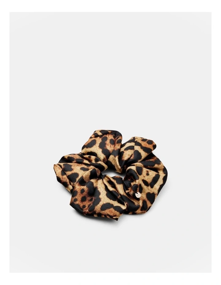 Leopard Scrunchie in Leopard image 1