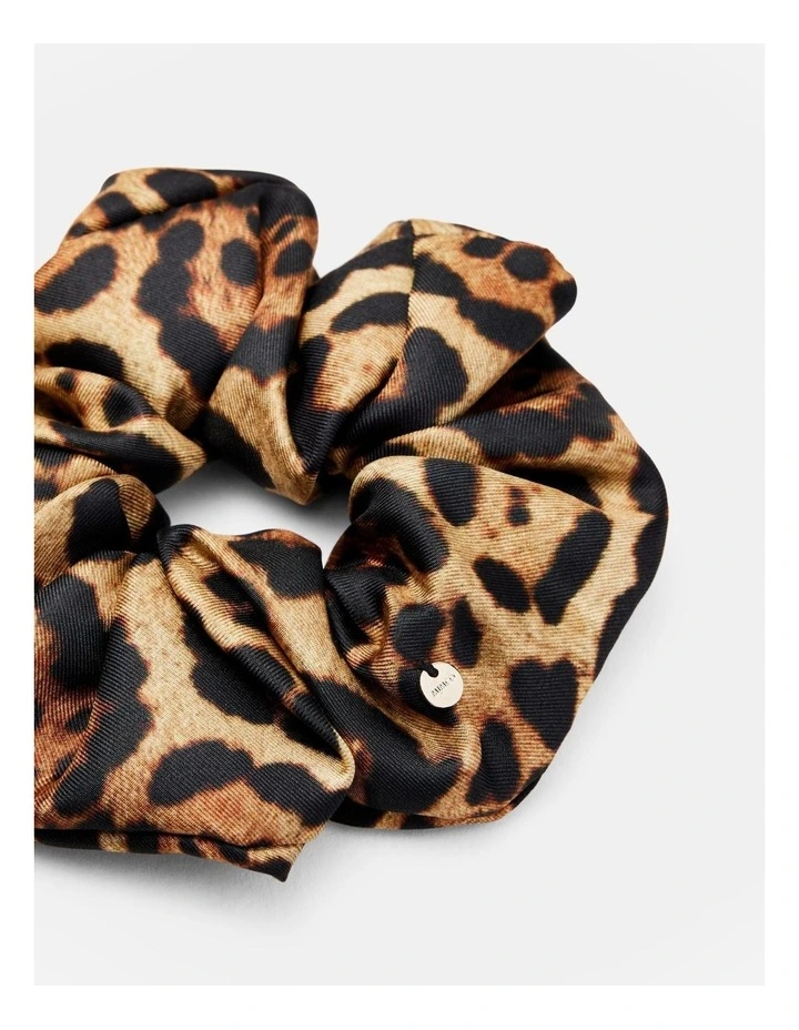 Leopard Scrunchie in Leopard image 3
