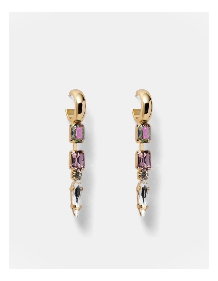 So Ornate Earrings in Rouge Noir image 1