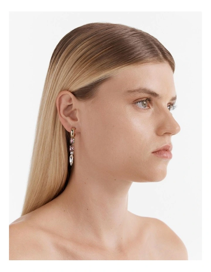 So Ornate Earrings in Rouge Noir image 2