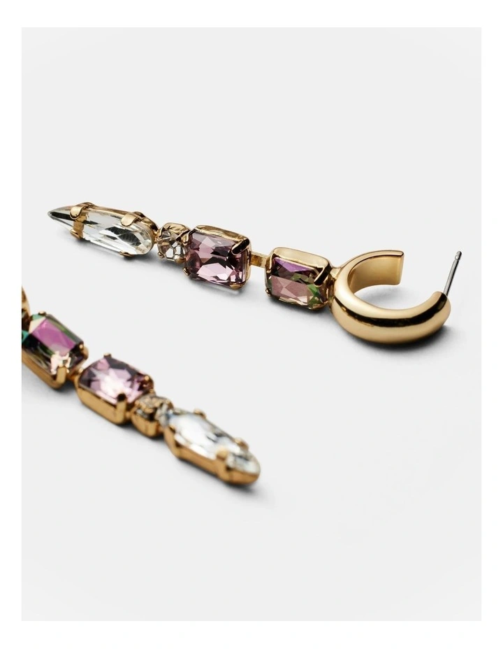 So Ornate Earrings in Rouge Noir image 3