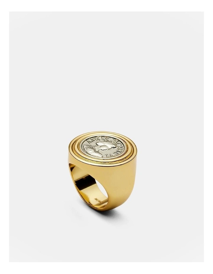 Penny Ring in Gold image 3