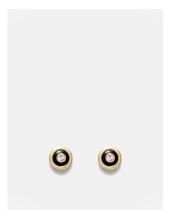 Charmed Stud Earrings in Black