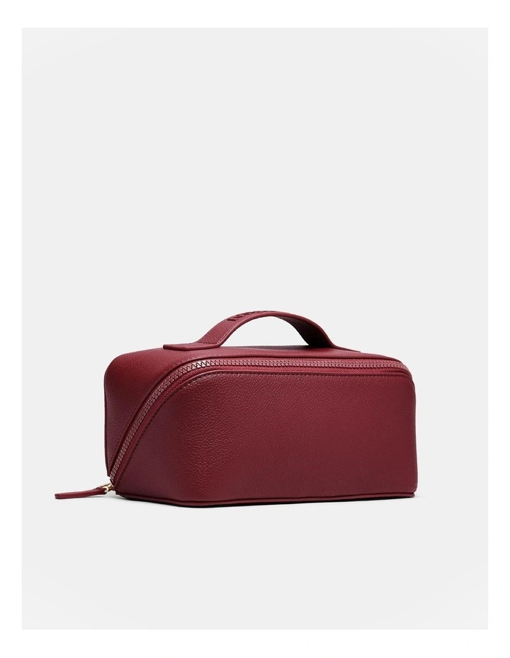 Atomic Medium Cosmetic Case in Claret image 3