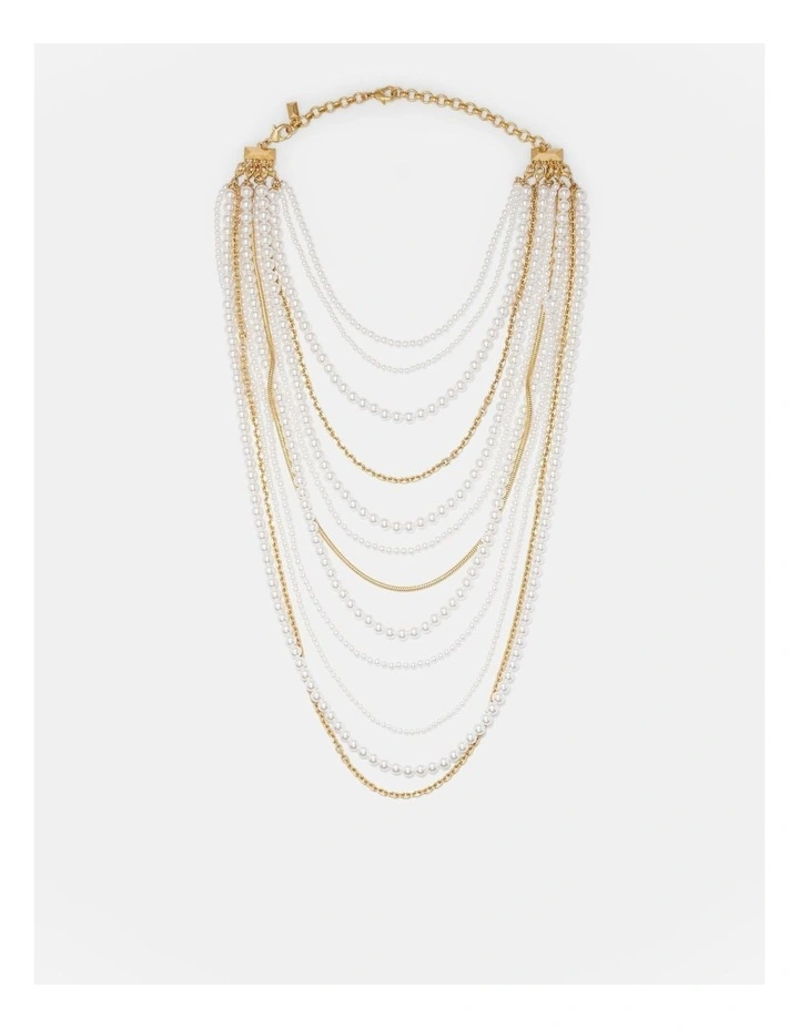 Nocturnal Pearl Necklace in Pearl image 5