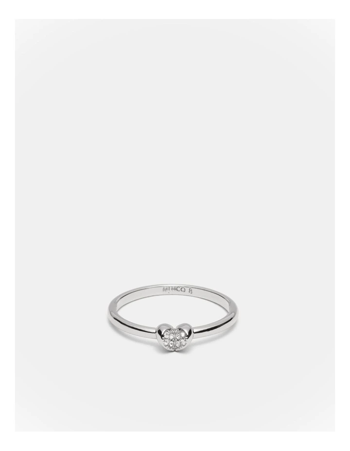 Heart To Heart Ring in Silver image 1