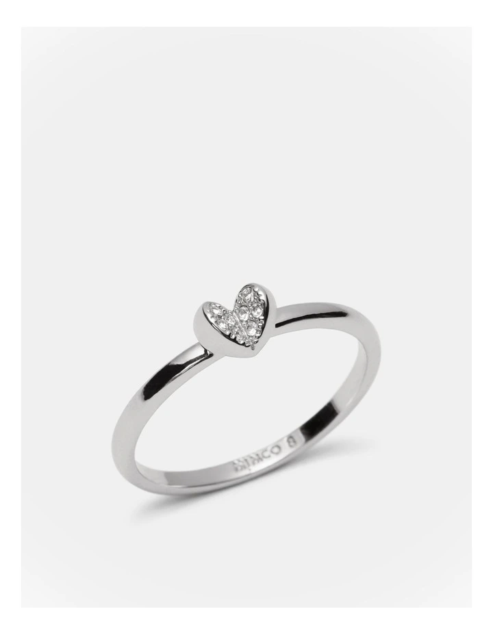 Heart To Heart Ring in Silver image 2