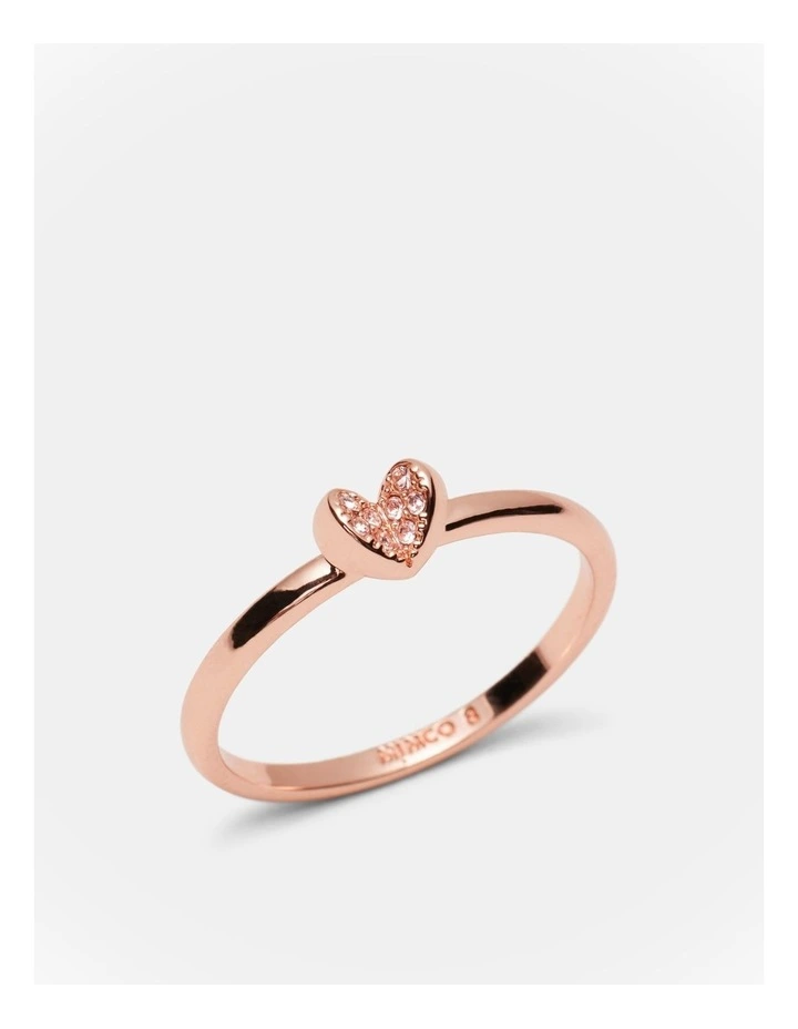 Heart To Heart Ring in Rose Gold image 2