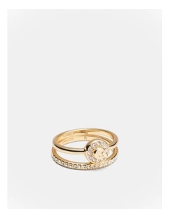 Glitters Ring Set in Gold