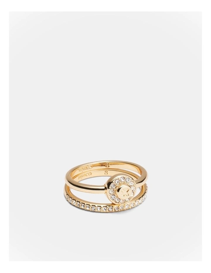 Glitters Ring Set in Gold image 1