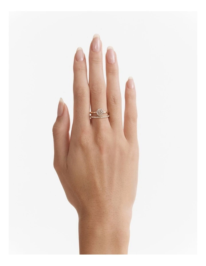 Glitters Ring Set in Gold image 2