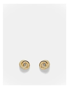 Resonance Stud Earrings in Gold