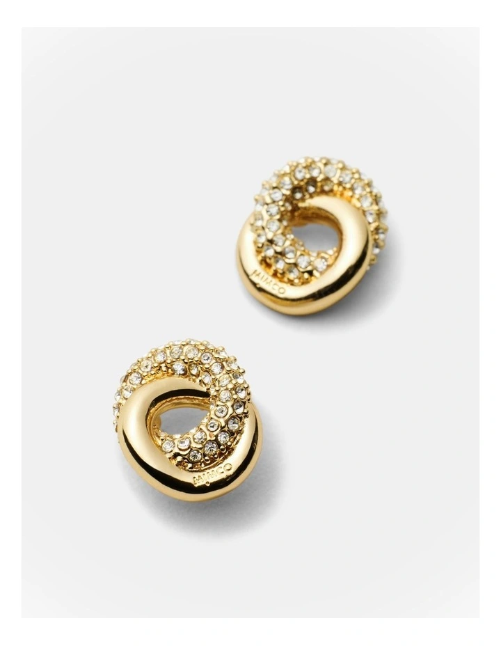 Resonance Stud Earrings in Gold image 2