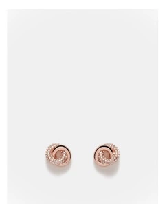 Resonance Stud Earrings in Rose Gold