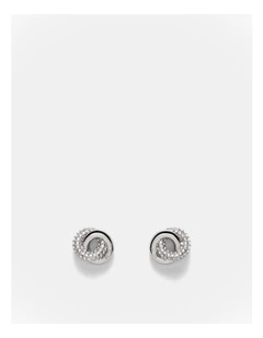 Resonance Stud Earrings in Silver