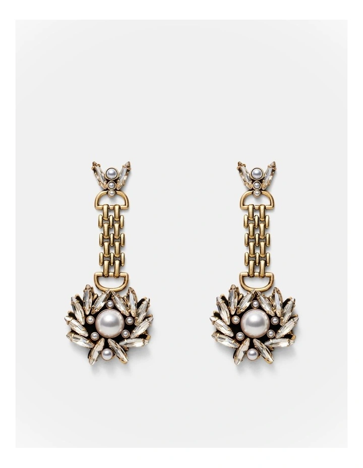 Jewel Club Earrings in Gold image 1