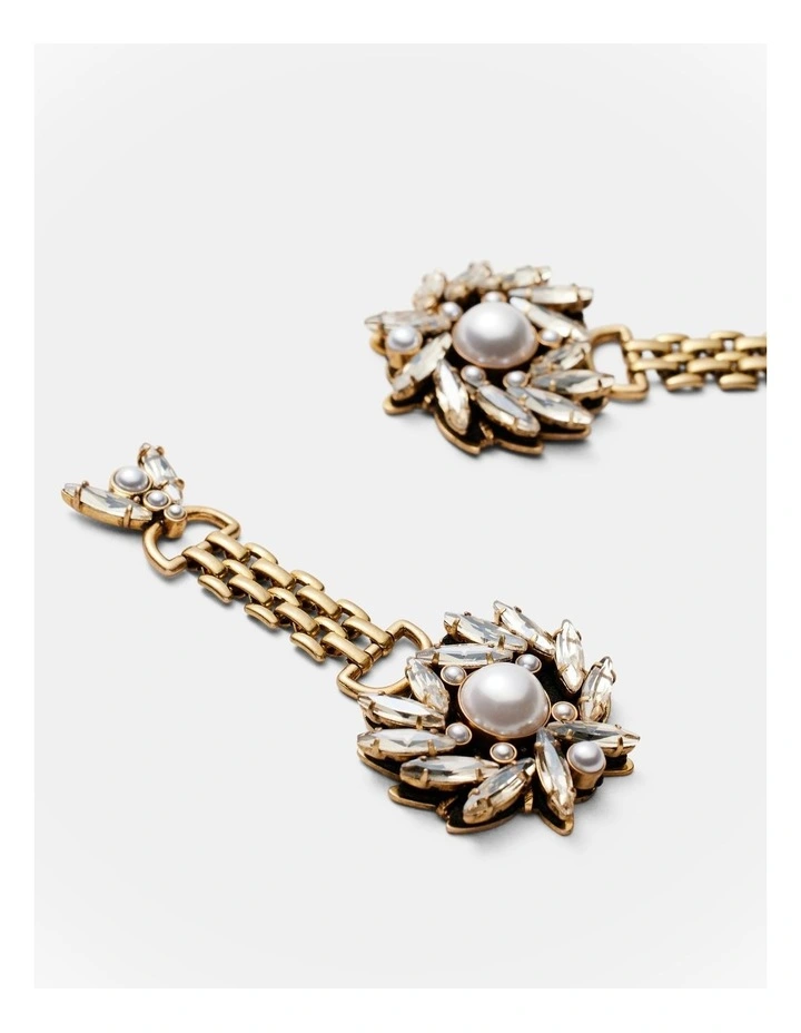Jewel Club Earrings in Gold image 3