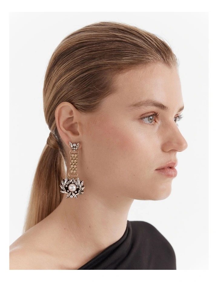 Jewel Club Earrings in Gold image 4