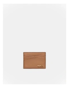 Drift Slim Credit Card Holder in Caramel