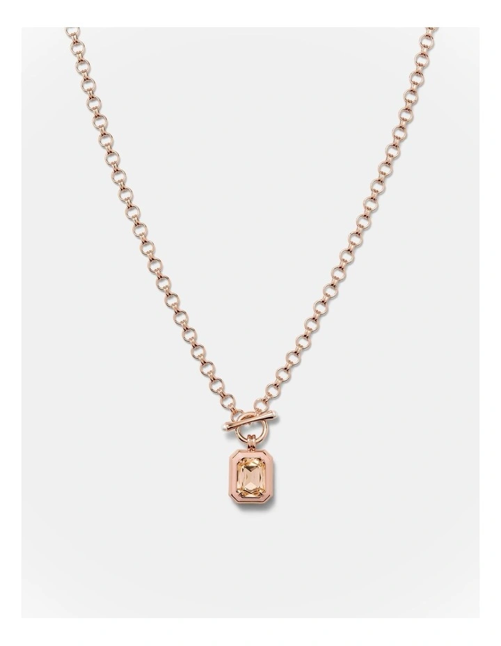 Legacy Enamel Pendant Necklace in Pancake image 1