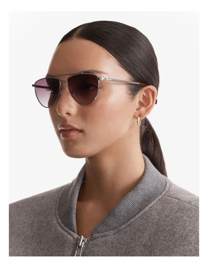 Dallas Sunglasses in Silver image 2
