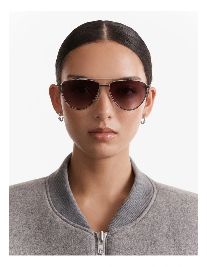 Dallas Sunglasses in Silver image 4