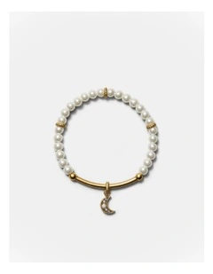 Emotional Pearl Bracelet in Gold