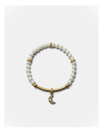 Emotional Pearl Bracelet in Gold