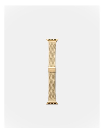 Mesh Watch Band 40mm in Gold