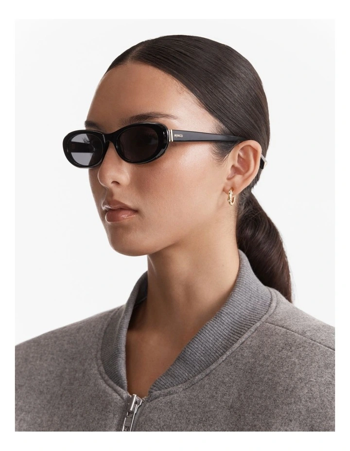 Sabrina Sunglasses in Black image 2