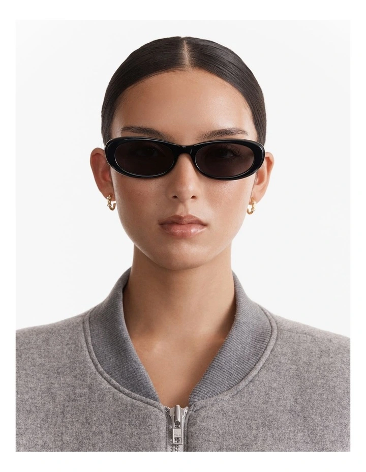Sabrina Sunglasses in Black image 4