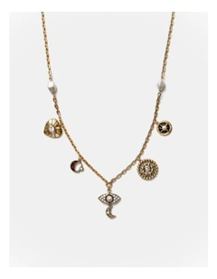 Emotional Charm Necklace in Gold