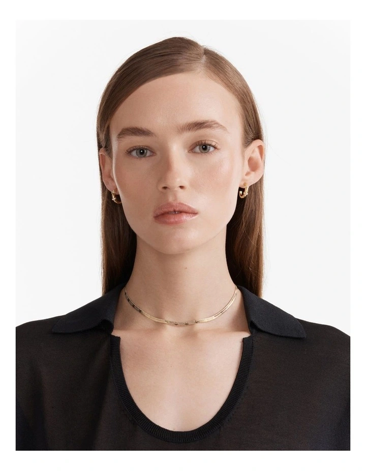 Emotional Duo Necklace in Gold image 6