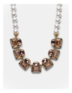 Demeanour Necklace in Wine