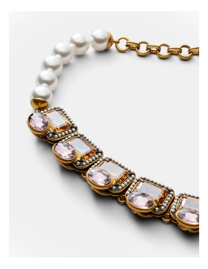 Demeanour Necklace in Wine image 3