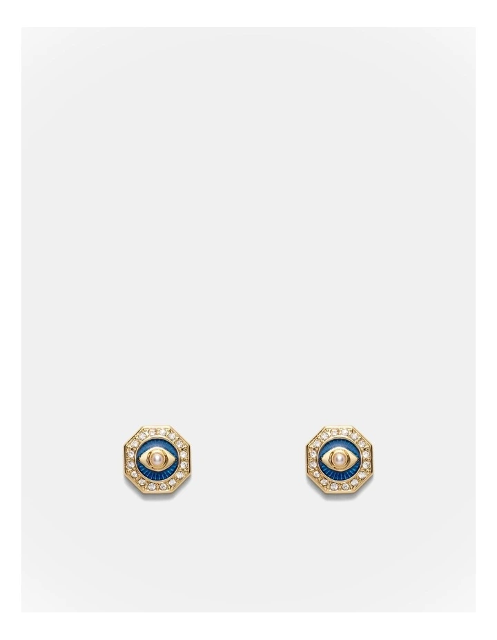 Emotional Stud Earrings in Blue image 1