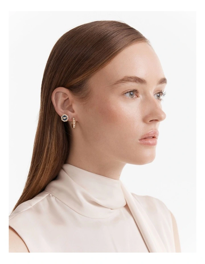 Emotional Stud Earrings in Blue image 5