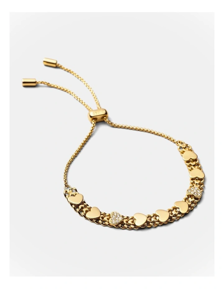 Heartful Bracelet in Gold image 3
